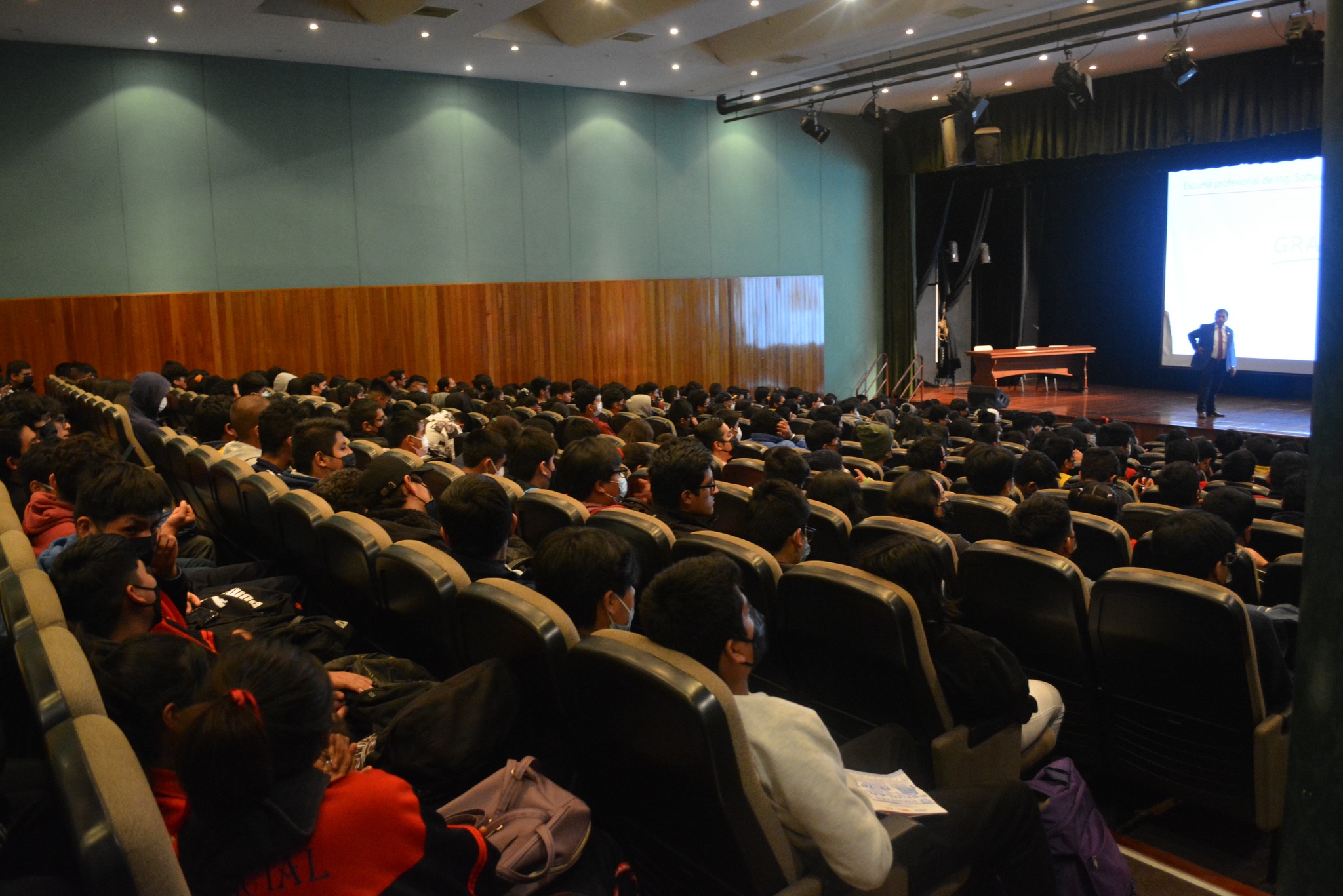 Interior de la sede del evento